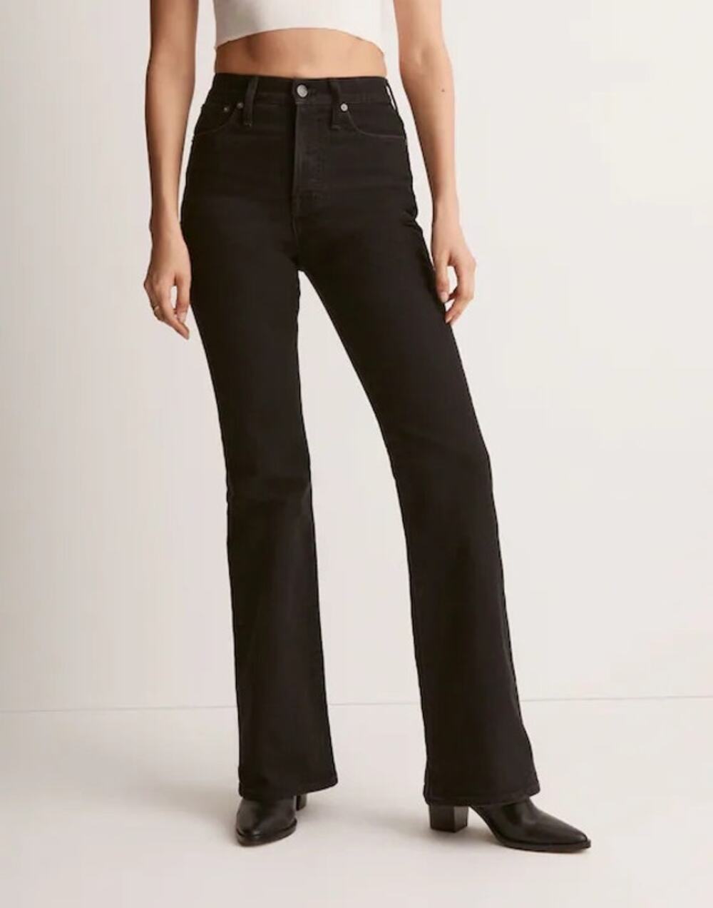 Madewell The Perfect Vintage Flare Jean Women’s 23 Sherborn Wash Black NF379